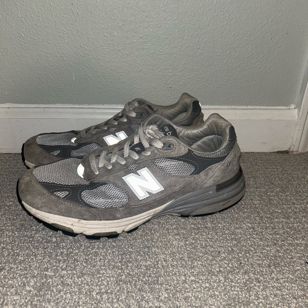 New Balance 993 Gray Sneakers with ABZORB Cushioning
